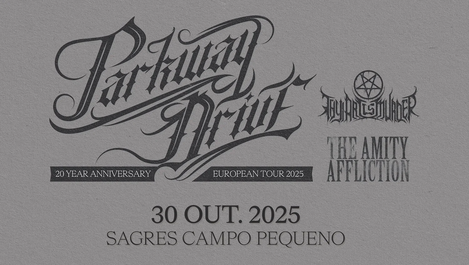 PARKWAY DRIVE de regresso a Portugal
